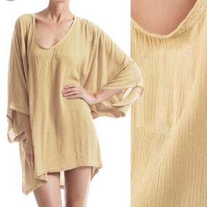 NWT one teaspoon dress in wheat sz XXS